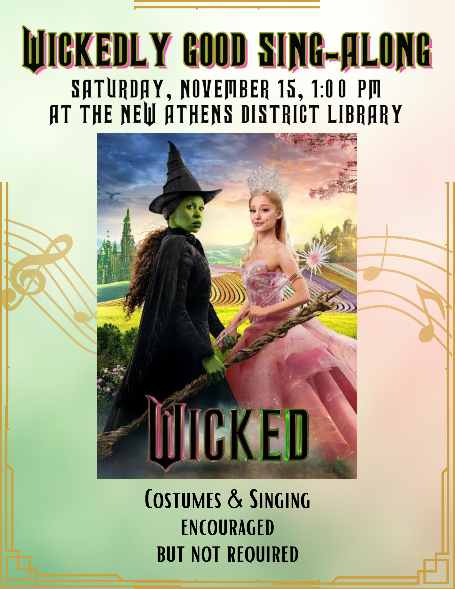 Event flyer with the information in the caption